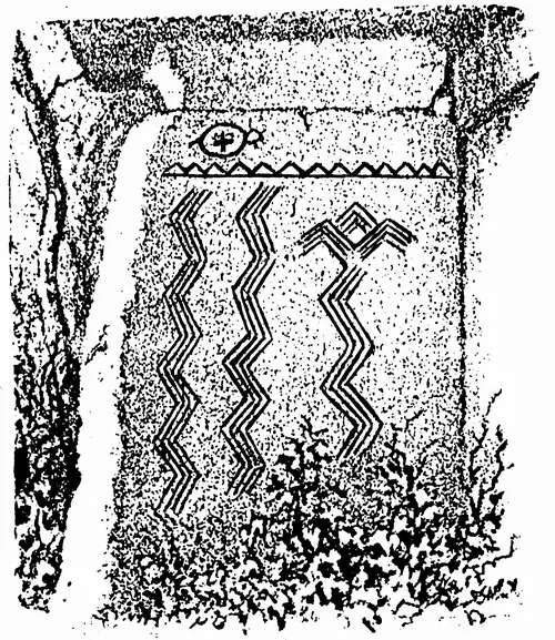 Рисунок петроглифов из работы Фелицына Е.Д.