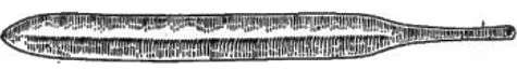 Выравненный бронзовый меч, фото археолога Резепкина А.Д.