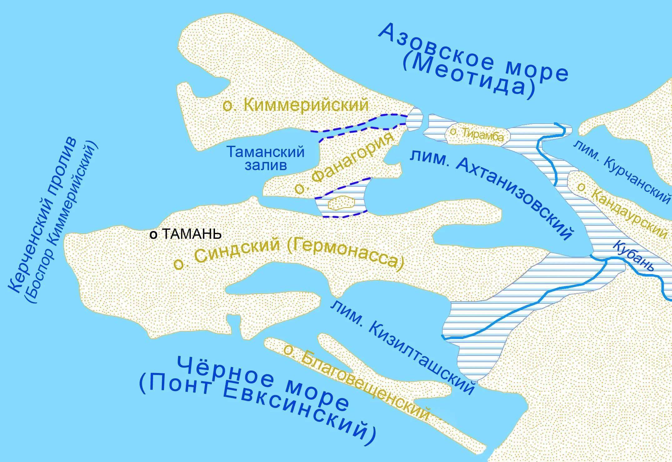 Подробные карты керченского пролива