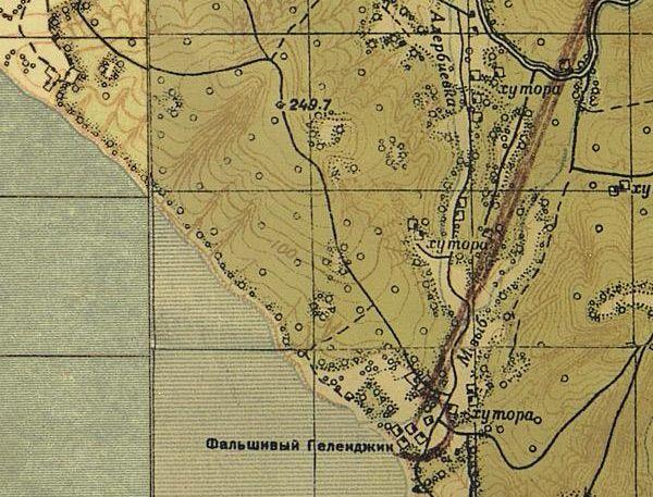 Река Мезыб на карте 1941 г.