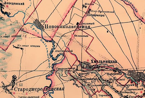 Участок ерика Ангелинского на карте 1926 г.