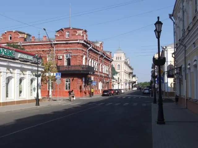 Город Астрахань, улица Никольская