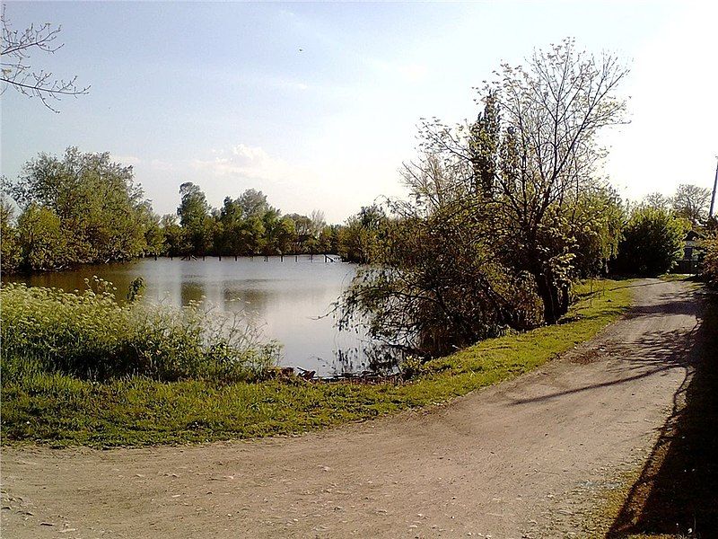 Река Сухой Аушедз у станицы Мингрельской