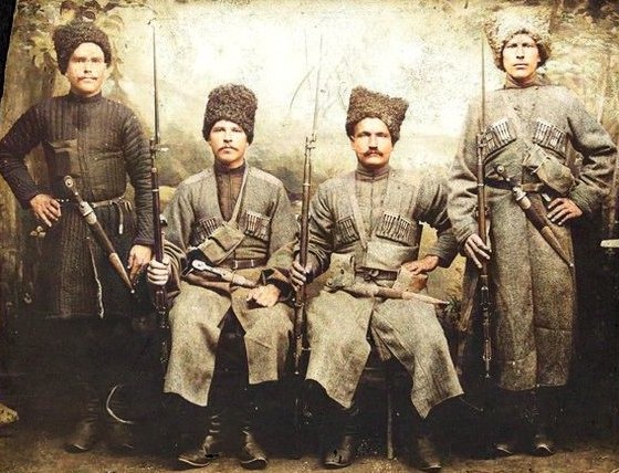 Пластуны станицы Хамкетинской (1915 г.)