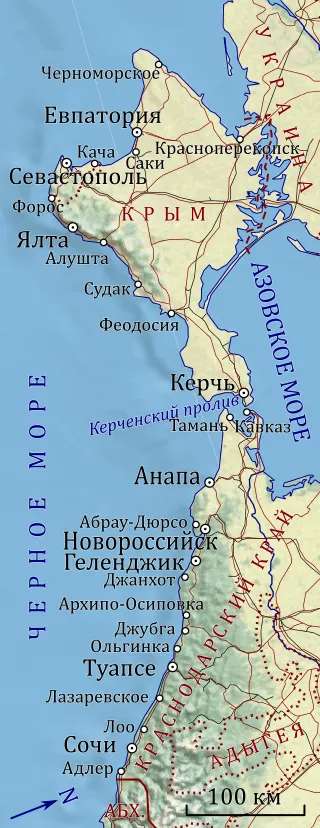 Российское побережье Чёрного моря