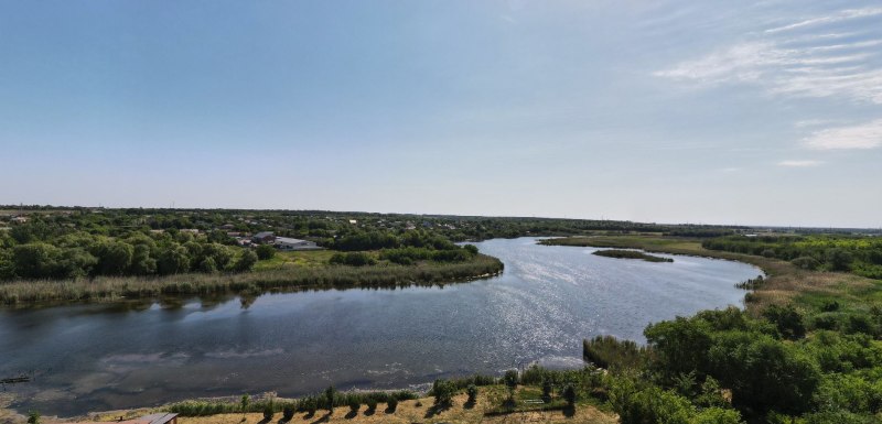 Река Челбас у посёлка Пригородный Тихорецкого района