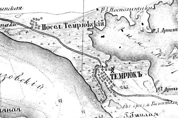 Фрагмент 5-ти вёрстной карты 1877 г.