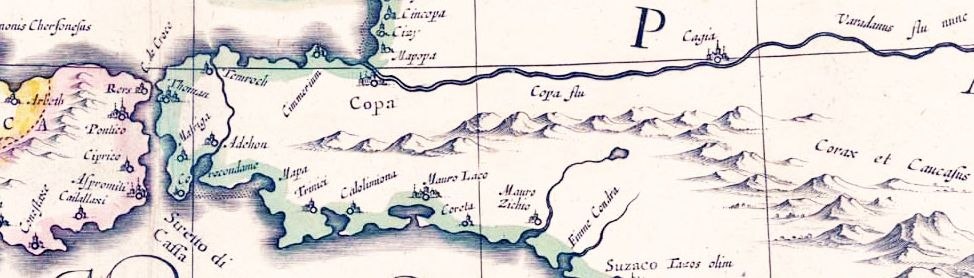 Фрагмент карты 1645 г.