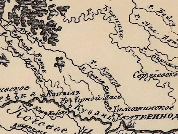 Фрагмент карты 1804 г.