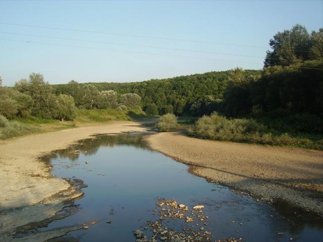Река Афипс у станицы Крепостной