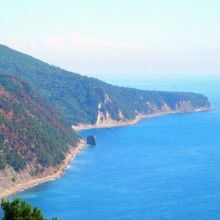 Панорама побережья от Джанхота до Прасковеевки