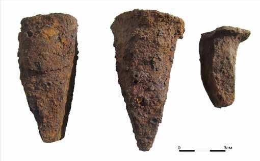 Железные клинья найденные на склоне горы Индюк Железные клинья найденные на склоне горы Индюк