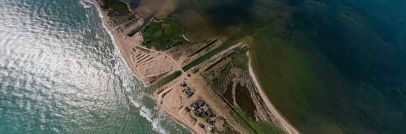 Бугазский канал вид с высоты