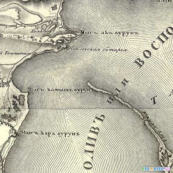 Фрагмент карты 1817 г