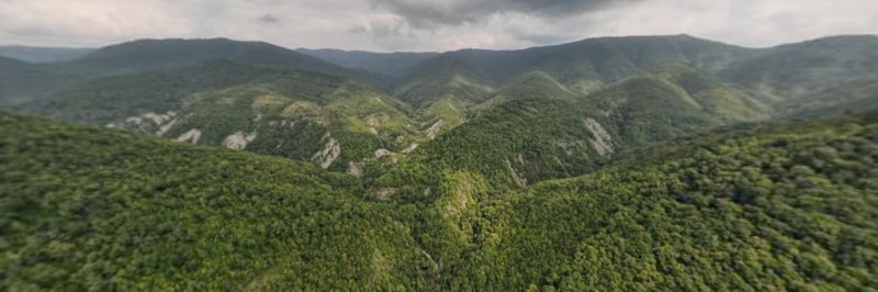 Вид на восточную часть южного склона хребта Коцехур