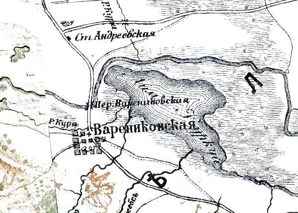 5-ти вёрстная карта Кавказа конца ХIХ в.