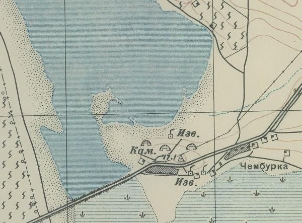 Хутор Чембурка на карте 1942 г. Хутор Чембурка на карте 1942 г.