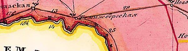 Фрагмент карты1857 г. - Темижбергская