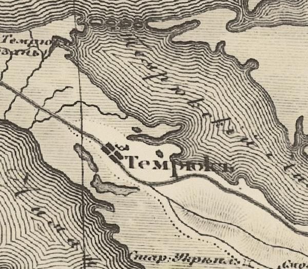 Фрагмент карты 1826 г.