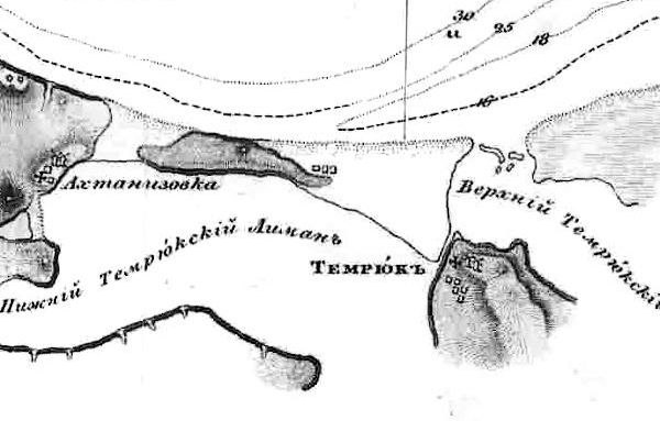 Фрагмент карты 1833 г.