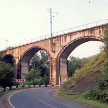 Железнодорожный мост через речку Индюшка